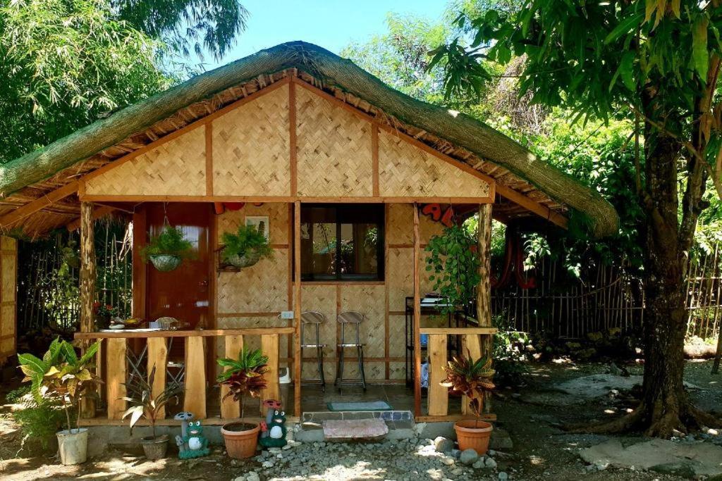 Traditional Filipino Transient House And Huts Near 100 Islands Wharf Alaminos Exterior foto